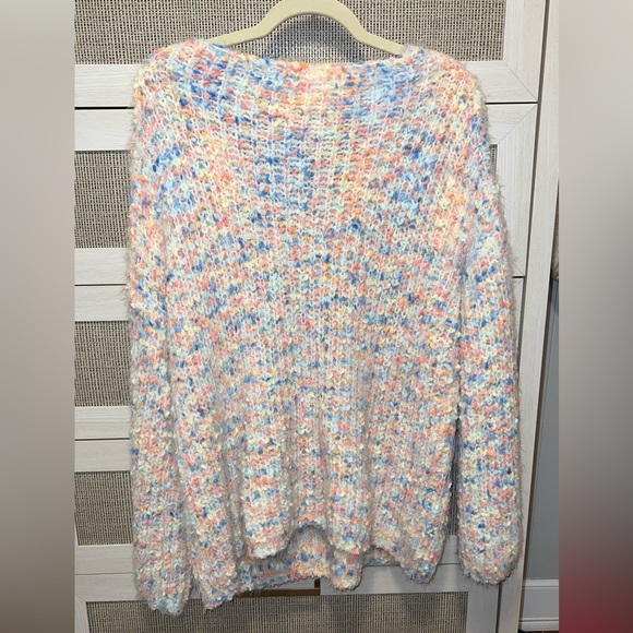 Lida Kate Pastel Oversized Knit Sweater - Picture 2 of 4